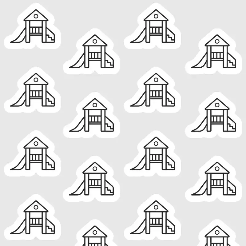 Jdeme s dětmi na hřiště - mini samolepky do diáře jako připomínka.