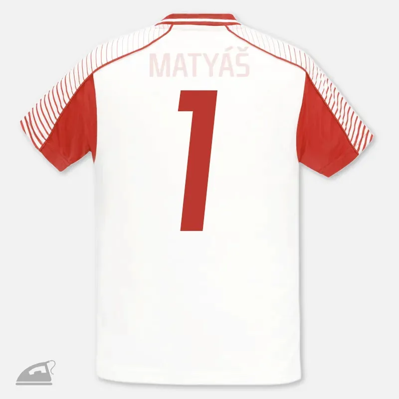 Červené nažehlovací číslo 1 na sportovní dres pro dospělé, nažehlení žehličkou.