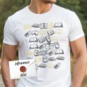 Tričko se zašifrovaným textem na přání - ideální jako dárek.