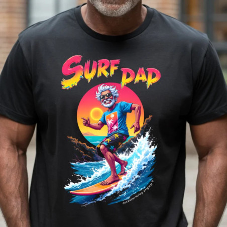 Tričko Surf Dad pro všechny pány, které věk nezastaví, ideální dárek.