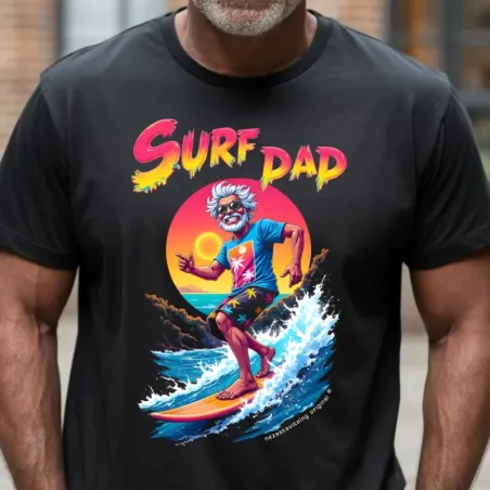 Tričko Surf Dad pro všechny pány, které věk nezastaví, ideální dárek.