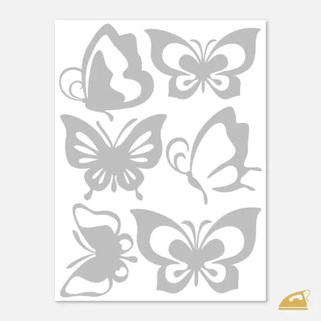 Reflexní nažehlovací potisk na oblečení pro děti i dospělé.