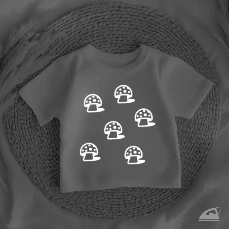 Reflexní nažehlovačky Houba, ideální na softshell a další materiály.