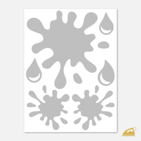 Reflexní nažehlovačky Kaňky na oděvy pro děti i dospělé.