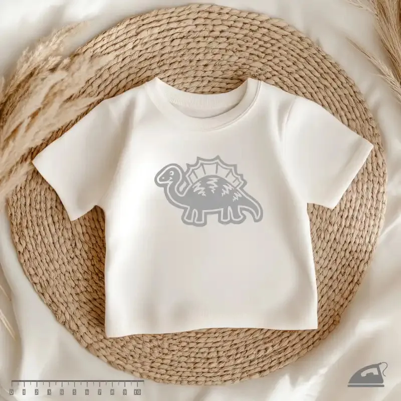 Reflexní nažehlovačky Stegosaurus k nažehlení doma žehličkou.