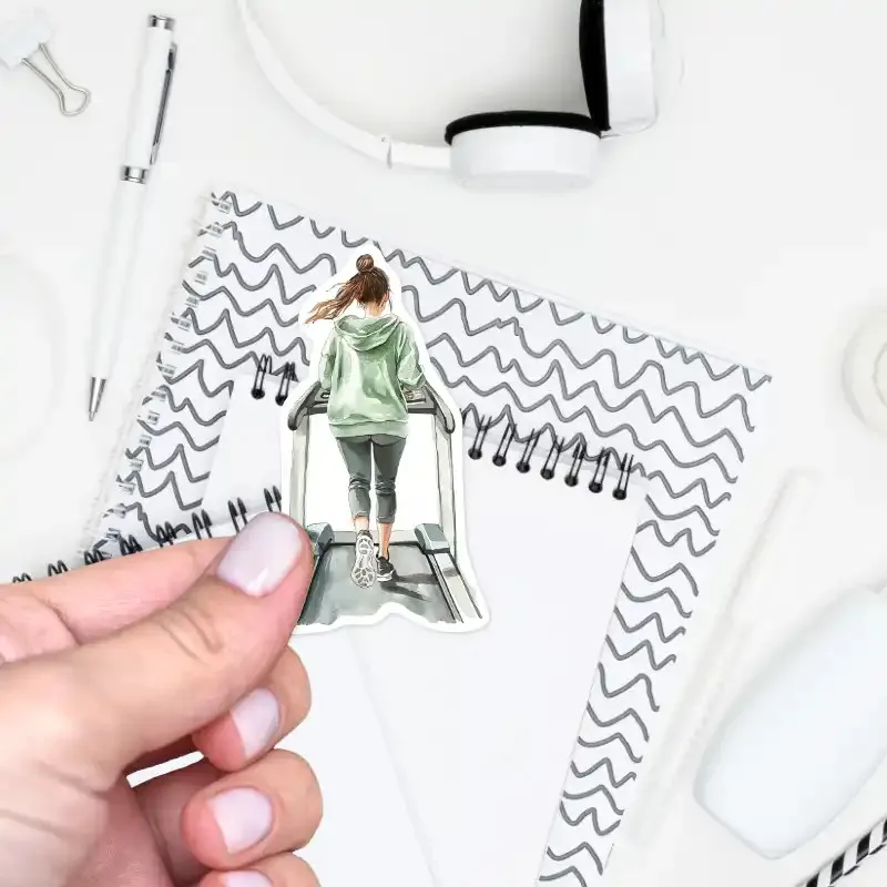 Samolepky do diáře Zdravý životní styl: Běžecký pás.