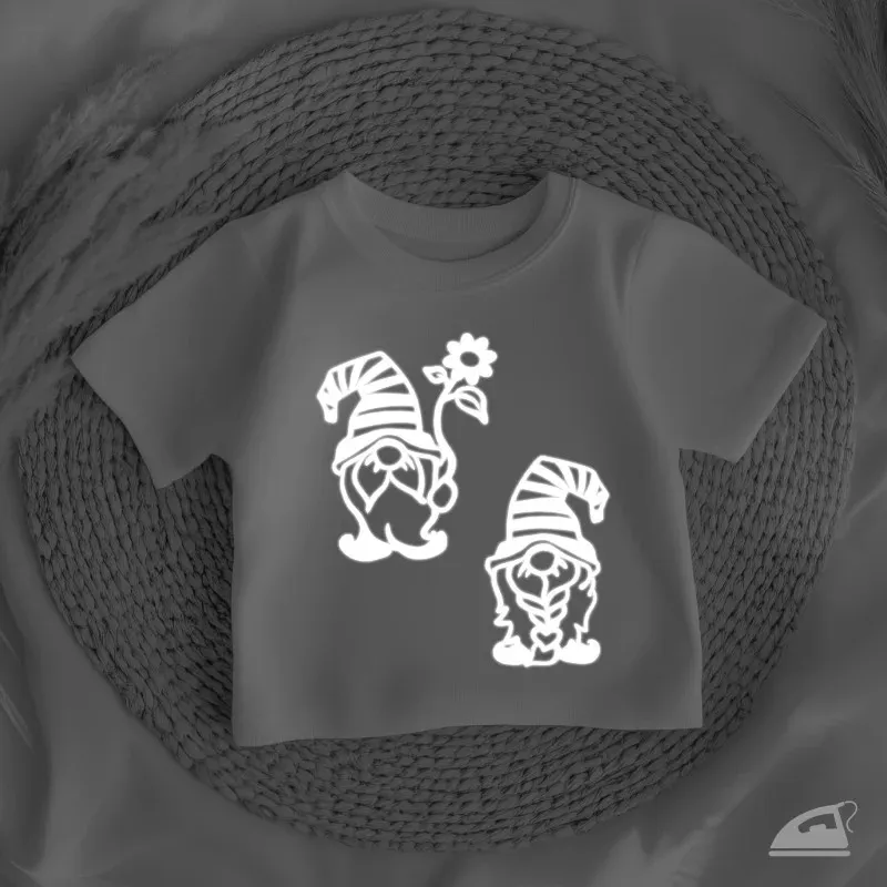 Reflexní nažehlovačky na dětské oblečení: Gnomové – skřítci.