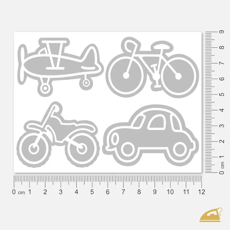 Reflexní nažehlovačky Dopravní prostředky – pro rodiče malých kluků.