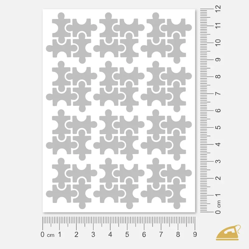Reflexní nažehlovačky Puzzle – snadné domácí nažehlení.
