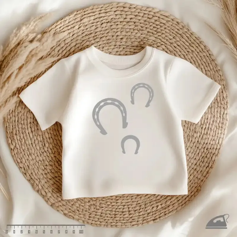 Reflexní nažehlovačky Podkovy pro štěstí – sada pro děti i dospělé.