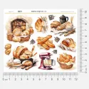 Samolepky do diáře Pečení chleba: Domácí pekárna, upečený chléb a tradice.