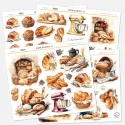 Sada samolepek do diáře Pečení chleba: Domácí pekárna a tradice.