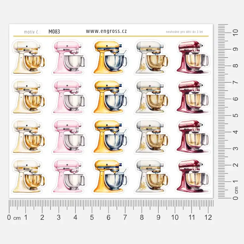 Samolepky pro diář, bullet, kuchařku: Kuchyňské roboty.