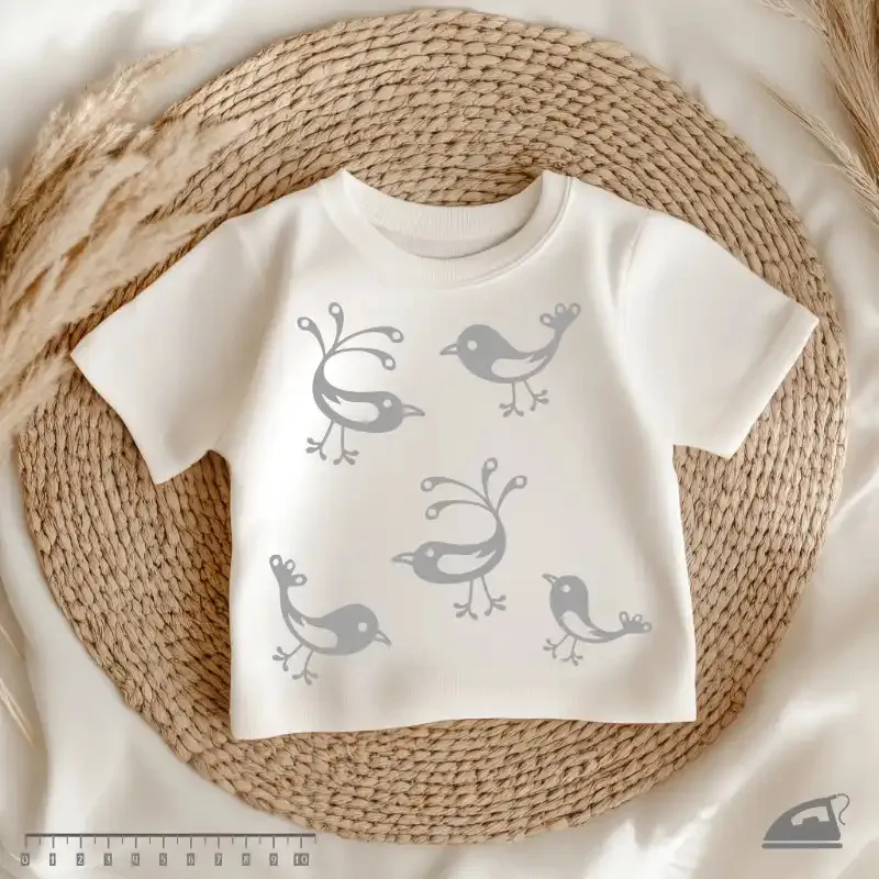 Nažehlovačky Něžní ptáčci – reflexní sada.