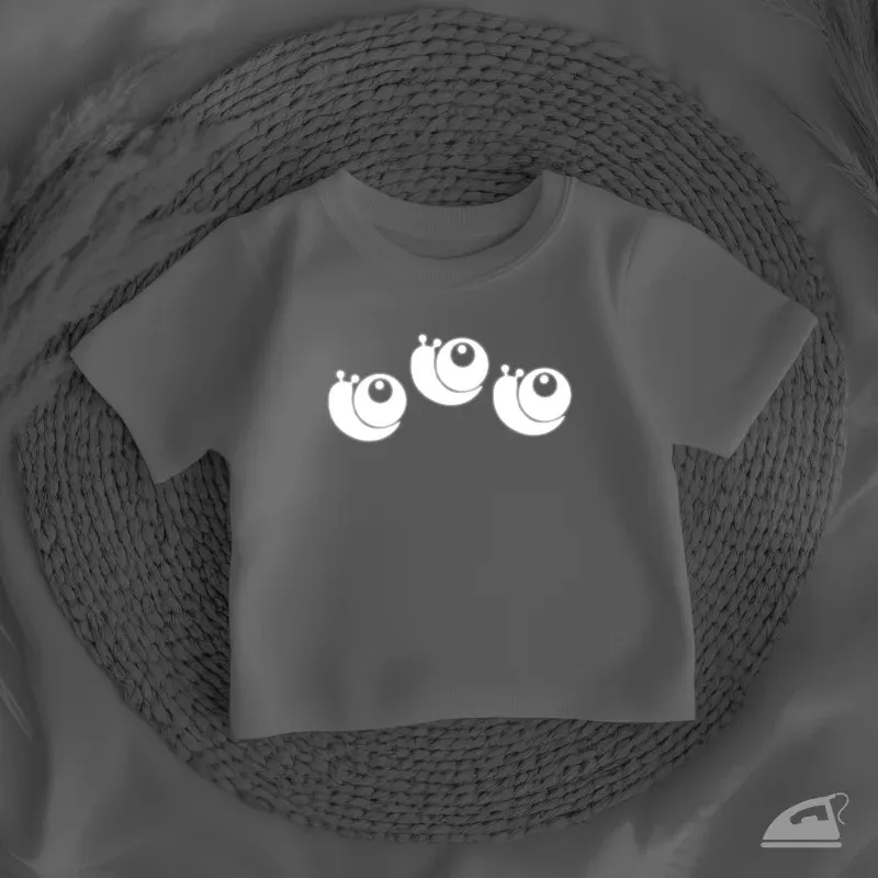 Reflexní nažehlovačky Šneci (12 ks) | Vtipné doplňky pro běžce