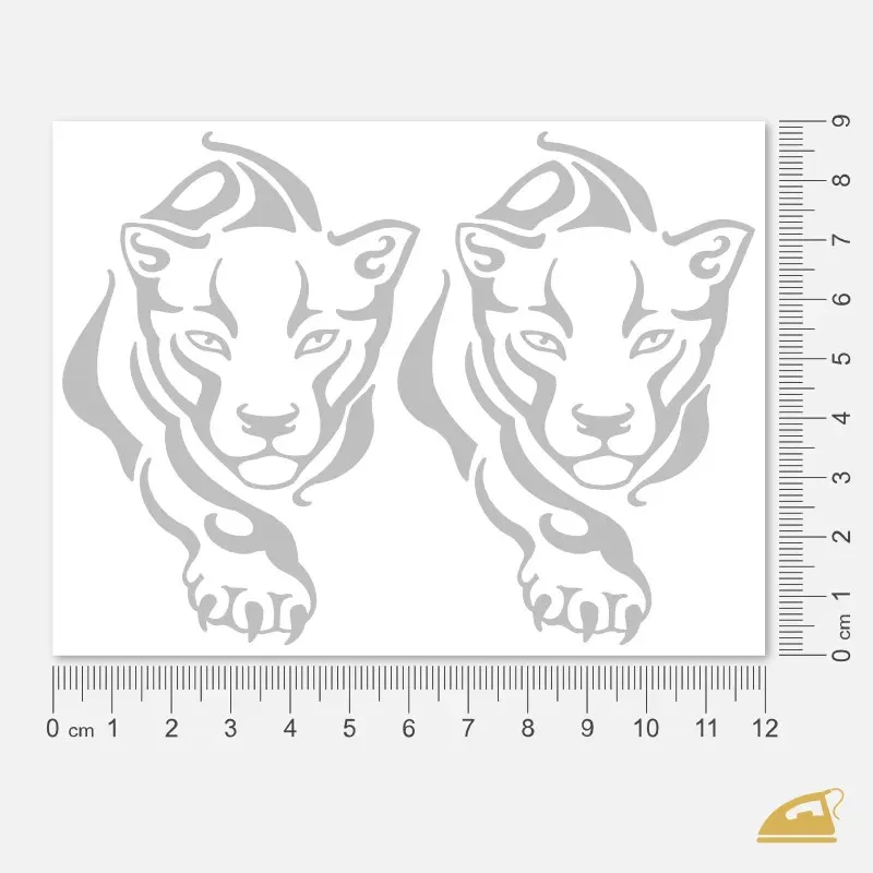 Reflexní nažehlovačky Šelma Puma – snadné nažehlení žehličkou.