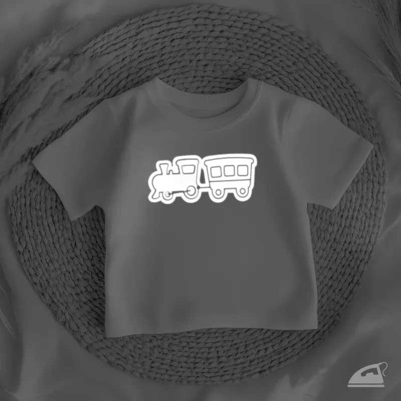 Reflexní nažehlovačky Veselé mašinky – sada pro radost i bezpečí.