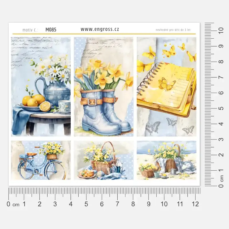 Samolepky Jarní víkend: Boxy pro Happy Planner.