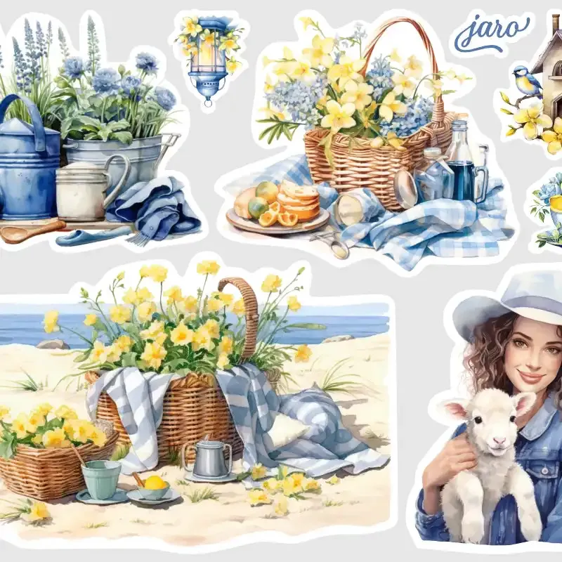 Samolepky do diáře Jarní víkend: Velké motivy.