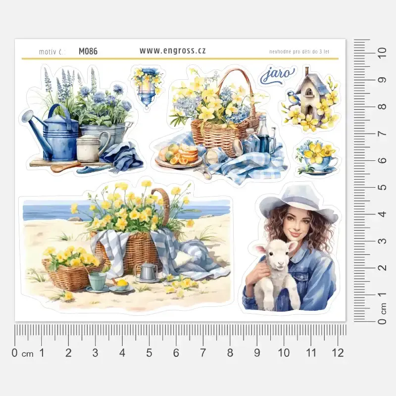 Samolepky Jarní víkend: pro pohodu v diáři.