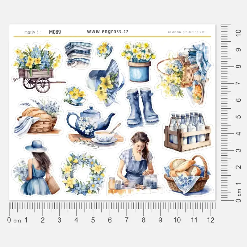 Samolepky do diáře Jarní víkend: pro pohodu v diáři a při plánovánování.