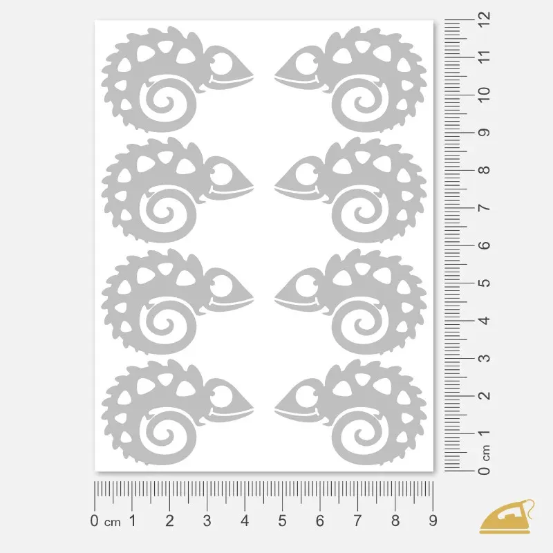 Reflexní nažehlovačky Chameleon – snadné nažehlení žehličkou.