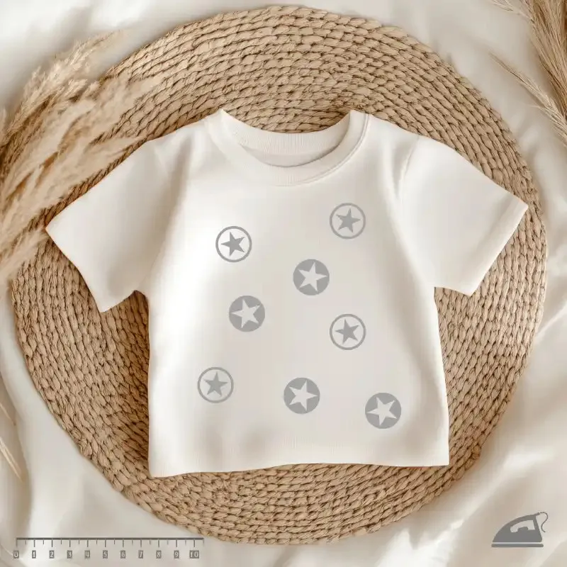 Reflexní nažehlovačky Hvězdičky mini – sada 20 motivů pro děti i dospělé.