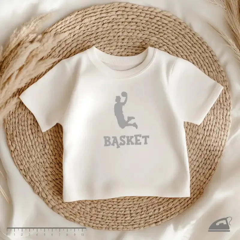 Reflexní nažehlovačky Basketbalista – sportovní sada na oblečení pro děti i dospělé.