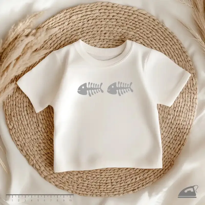 Reflexní nažehlovačky Rybí kostry (Fishbones) – cool sada pro starší děti a dospělé.