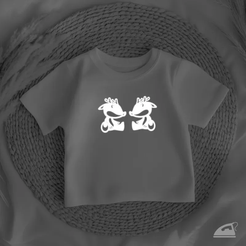 Reflexní nažehlovačky Veselý koloušek – sada 4 ks pro zvýšení viditelnosti za šera a tmy.