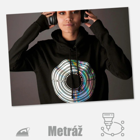 Holografická nažehlovací fólie na textil s 3D efektem Dae-Ha.