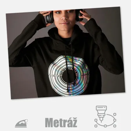 Holografická nažehlovací fólie na textil s 3D efektem Dae-Ha.