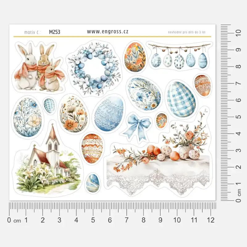 Samolepky do diáře Velikonoční svátky: Jarní tradice pro každý diář.