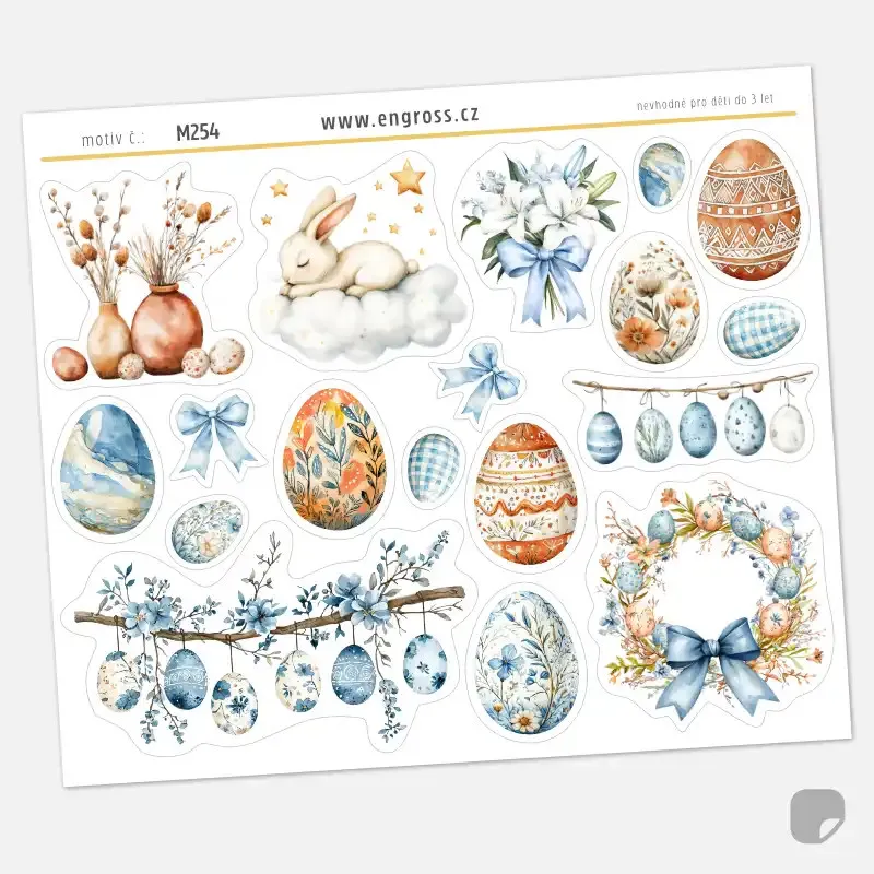 Samolepky do diáře Velikonoce: Jarní dekorace.