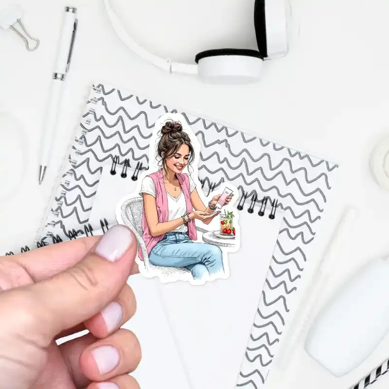 Samolepky do diáře: Moje manikúra – Čas na péči o sebe.