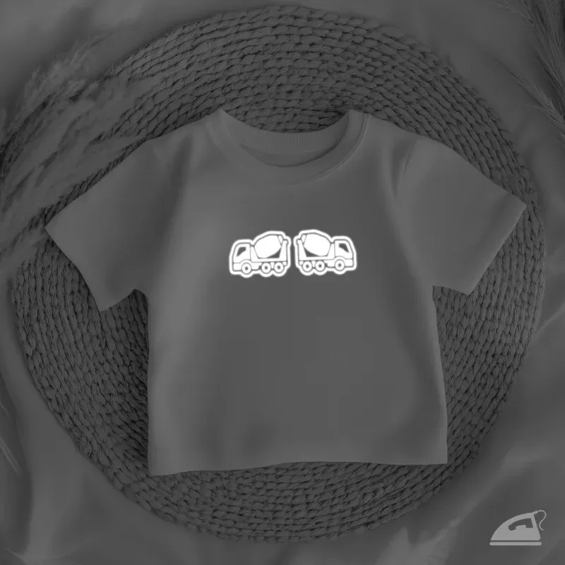 Reflexní nažehlovačky Stavební technika - pro zvýšení viditelnosti za šera a tmy.