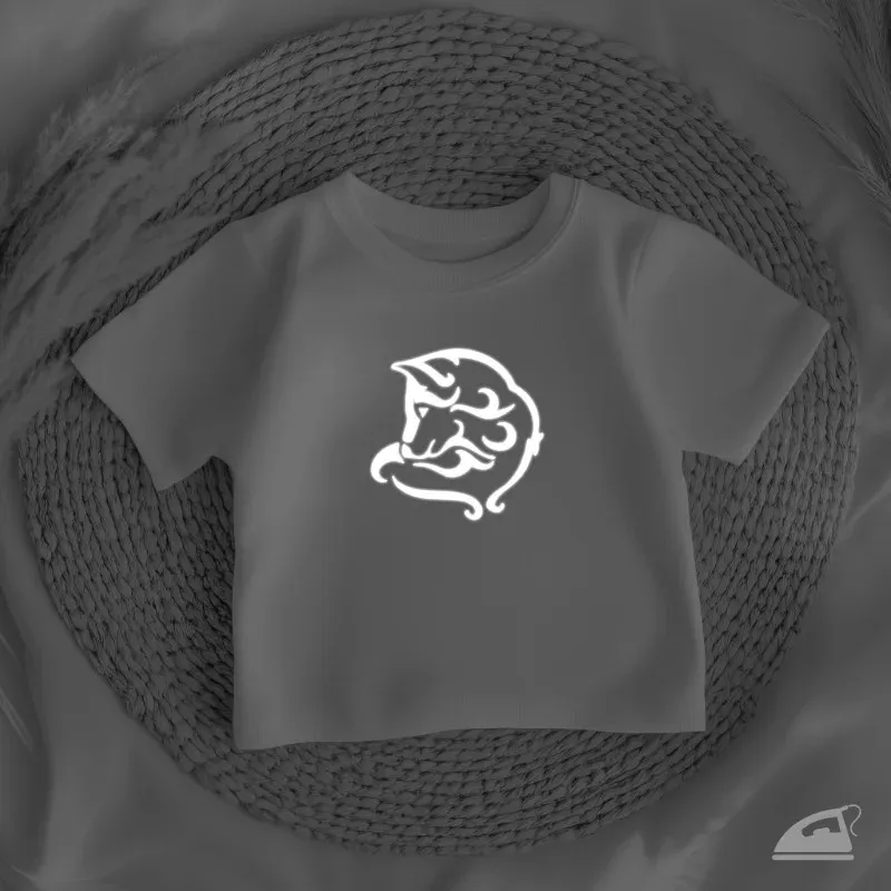 Reflexní nažehlovačka Vlk - motiv na oblečení pro zvýšení viditelnosti za tmy a šera.