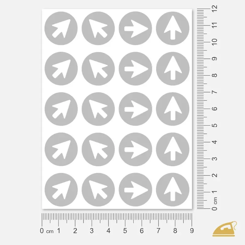 Reflexní nažehlovačky Šipky mini (20 ks) | ENGROSS, ČR
