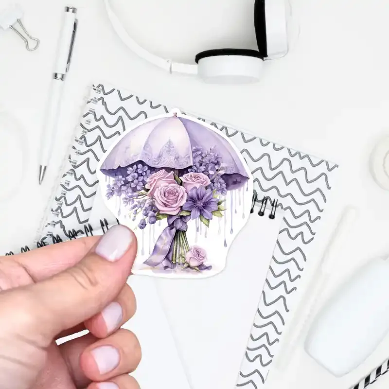 Samolepky do diáře Jarní déšť v Paříži: Pralinky. Ideální pro diář, bullet, scrapbooking.