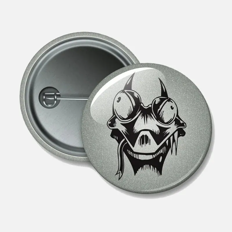 Reflexní odznak Drak 44 mm – bezpečnostní fantasy placka pro teenagery i dospělé.