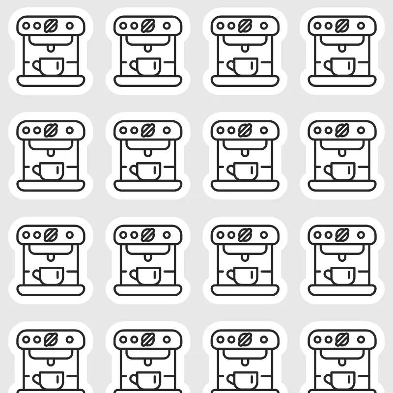 Samolepky do diáře: Automat na kávu - Čištění a údržba