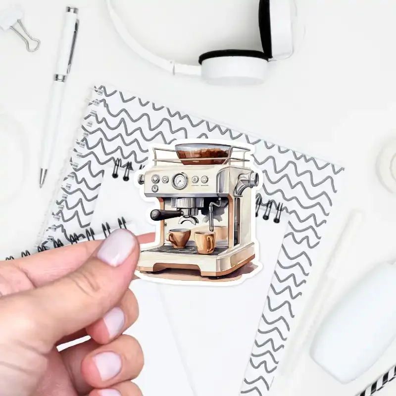 Samolepka do diáře - Profesionální kávovar.