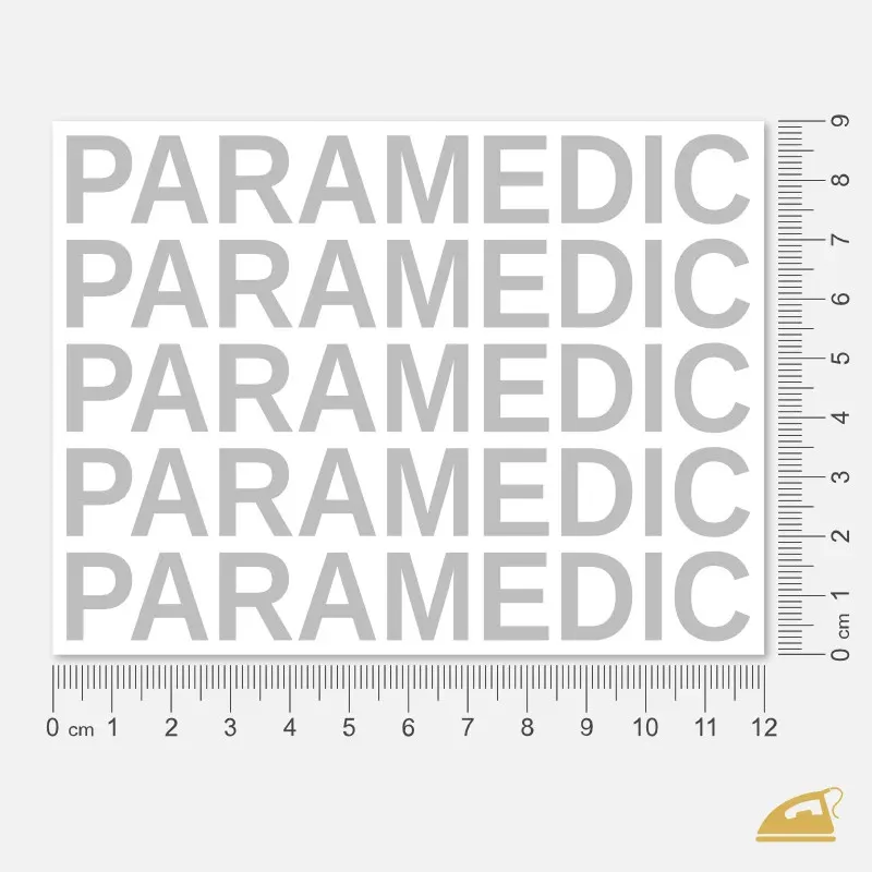 Reflexní nažehlovačka PARAMEDIC – snadné nažehlení na pracovní oděvy.