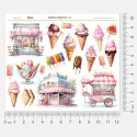 Samolepky do diáře: Zmrzlinový stánek – samolepky vyráběné v ČR.