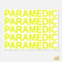 Neonový nažehlovací nápis PARAMEDIC – sada 5 ks ve dvou barevných provedeních.