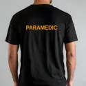 Velký neonový nažehlovací nápis PARAMEDIC na záda – na oděvy pro zdravotníky a záchranáře.