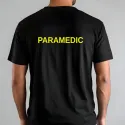 Velký neonový nažehlovací nápis PARAMEDIC na záda – potisk na profesní oděvy pro záchranáře.