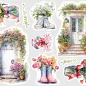Samolepky do diáře: Jarní zápraží – pro rozkvetlý diář, deník, bullet i scrapbooking.