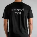 Reflexní nažehlovací nápis KRIZOVÝ TÝM na záda – na pracovní oděvy.