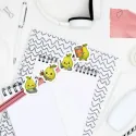Samolepky do diáře: Péče o kočku – 20 ks mini kawaii nálepek ve 4 různých situacích.